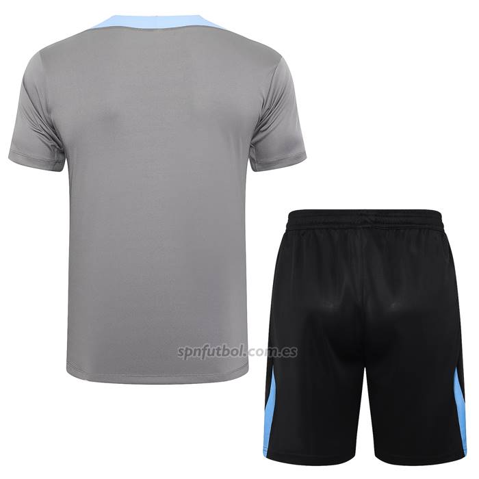 Chandal del Tottenham Hotspur Manga Corta 2024-2025 Gris - Pantalon Corto